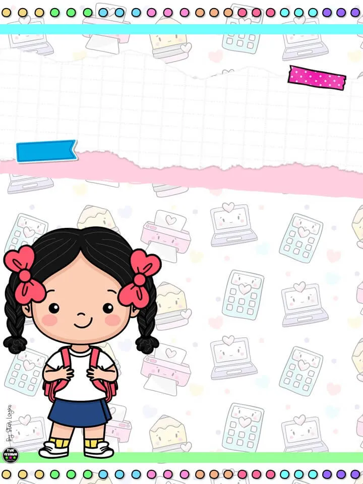 Portadas Editables con Niños | Mundo de Rukkia Portadas Editables con Niños | Mundo de Rukkia