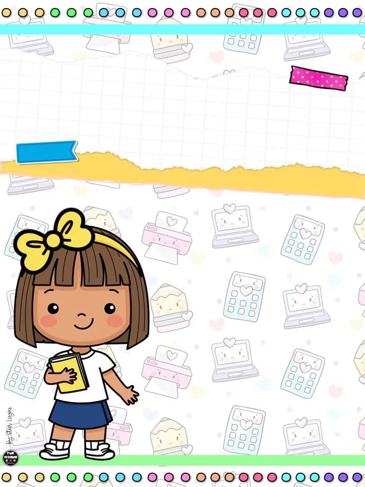 Portadas Editables con Niños | Mundo de Rukkia Portadas Editables con Niños | Mundo de Rukkia