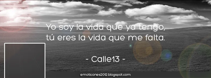 Portadas Facebook Con Frases de Canciones - Emoticones 2012 Portadas Facebook Con Frases de Canciones - Emoticones 2012