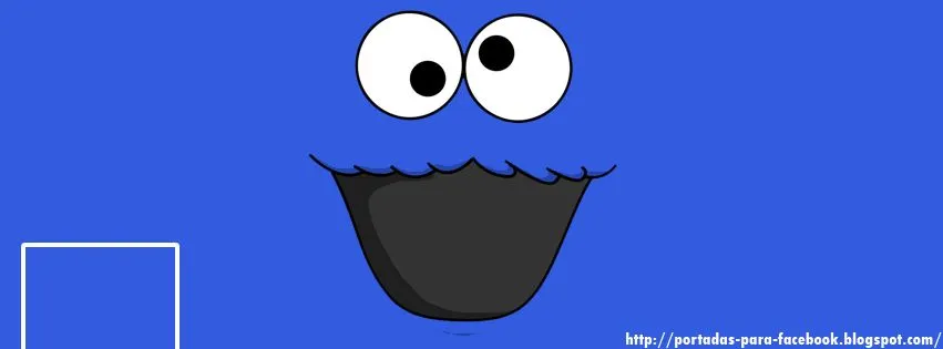 Portadas para Facebook: Portada para Facebook de Cookie Monster Portadas para Facebook: Portada para Facebook de Cookie Monster