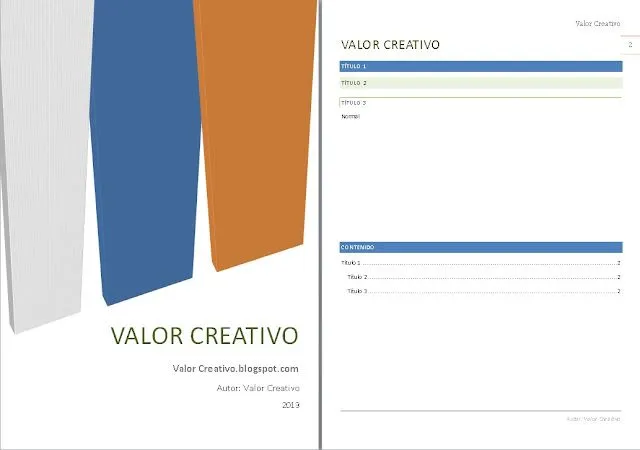 Modelos de carátulas de word - Imagui