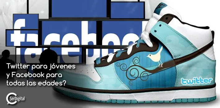 Twitter para jóvenes y Facebook para todas las edades?