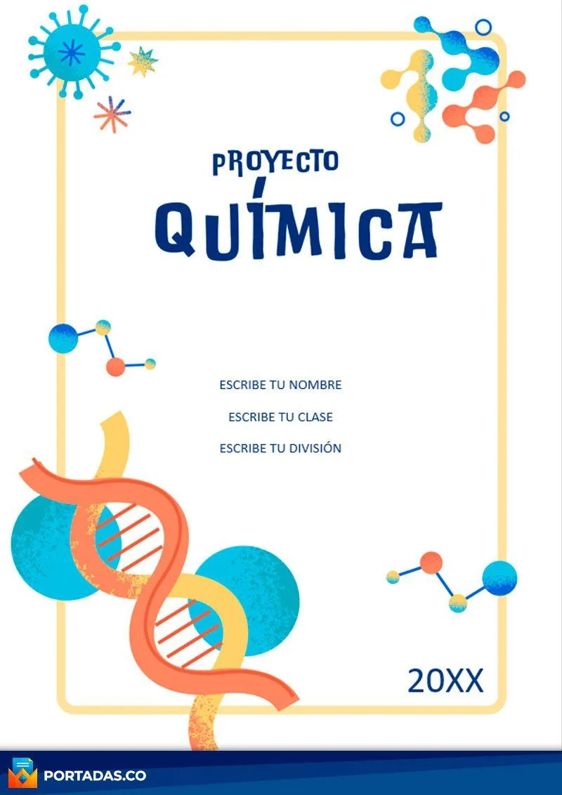 Portadas de Química ♎︎ 【2023 】 Cuadernos y Trabajos en Word Portadas de Química ♎︎ 【2023 】 Cuadernos y Trabajos en Word