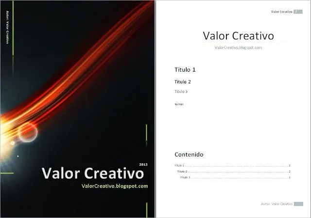 Caratulas creativas en word - Imagui