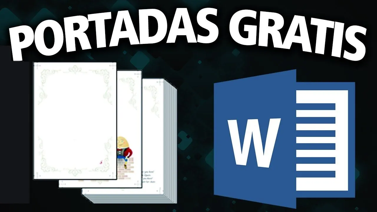 PORTADAS PARA WORD - PLANTILLAS EDITABLES | 1er PACK - YouTube