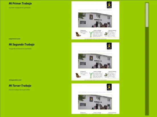 Hacer un portafolio con Flash y XML