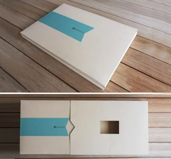 Ejemplo de un portafolio creativo