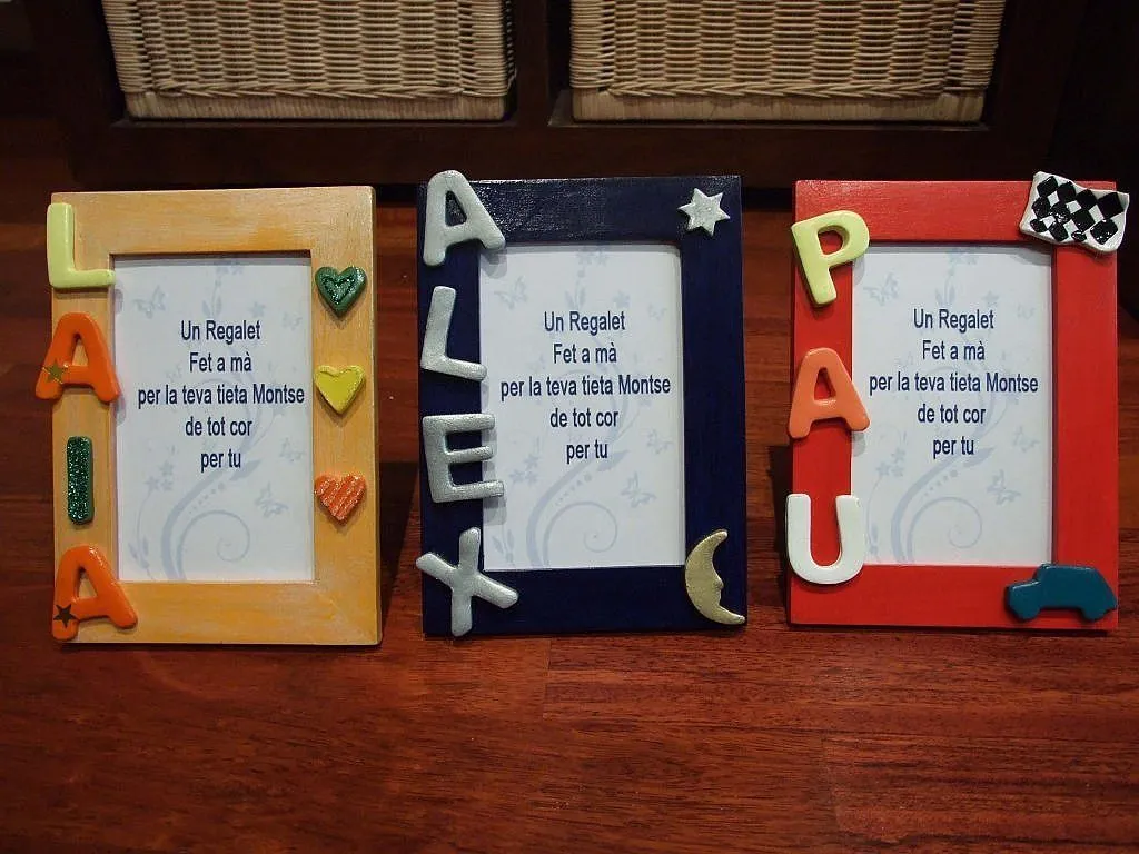 portafotos de dos letras | Aprender manualidades es facilisimo. portafotos de dos letras | Aprender manualidades es facilisimo.
