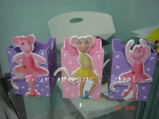 Portalapiceros de Angelina Ballerina - SORPRESITA SAMI