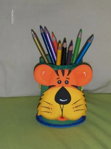 Imagen PORTALAPIZ TIGRE EN FOMI - grupos.