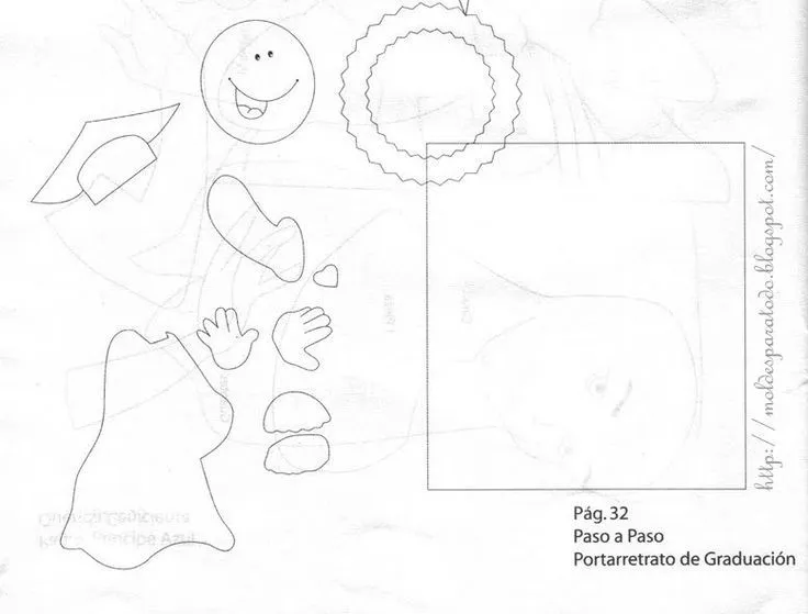 Portaretrato Graduacion Preescolar Foamy. Ideas para decoracion ...