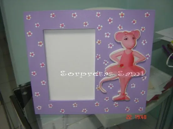 Portaretratos de Angelina Ballerina y sus amigas - SORPRESITA SAMI