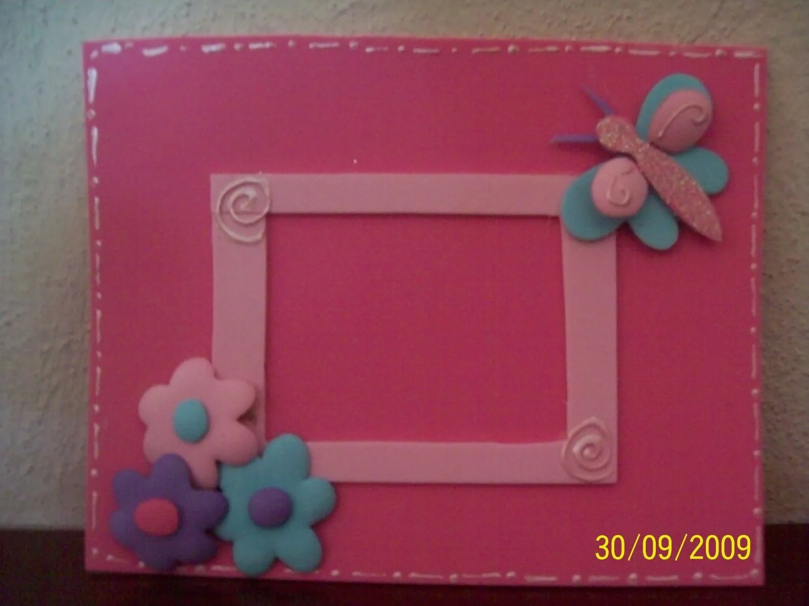 Portaretratos en foami para baby shower - Imagui