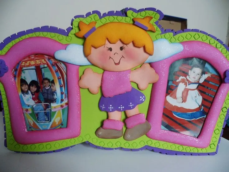 Portaretratos con fomi on Pinterest | Foam Crafts, Manualidades ...