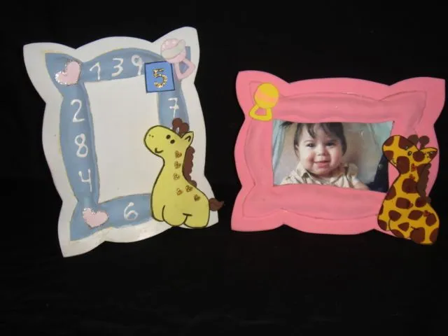 Portaretratos con fomy - Imagui