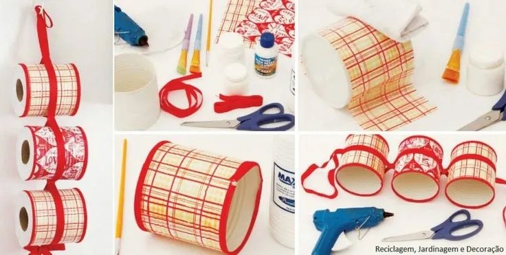 Portarrollos con latas.... | Manualidades...!!! | Pinterest Portarrollos con latas.... | Manualidades...!!! | Pinterest
