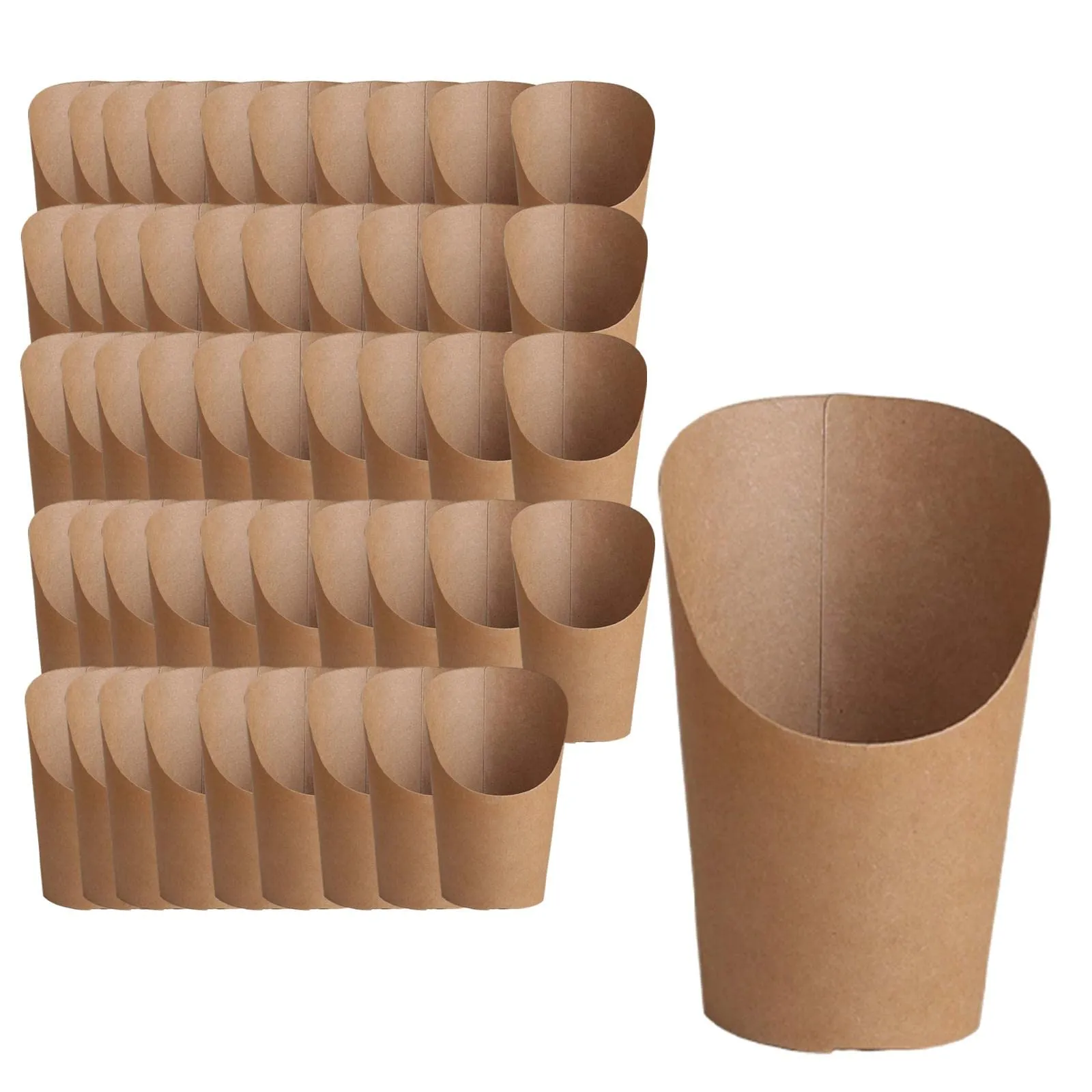 Portavasos de papel Kraft para huevos, conos de papel grueso, caja para  hornear, cajas de palomitas de maíz, caja de, vaso de papel des, marrón :  Amazon.com.mx: Hogar y Cocina