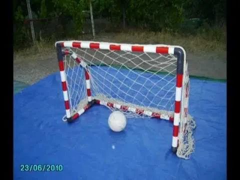 Cómo hacer una portería de futbol de PVC - YouTube Cómo hacer una portería de futbol de PVC - YouTube
