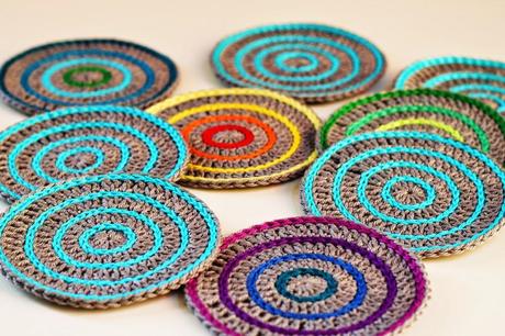 Posavasos a crochet - Paperblog