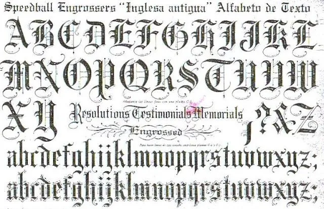 Abecedario de letras goticas para copiar - Imagui Abecedario de letras goticas para copiar - Imagui