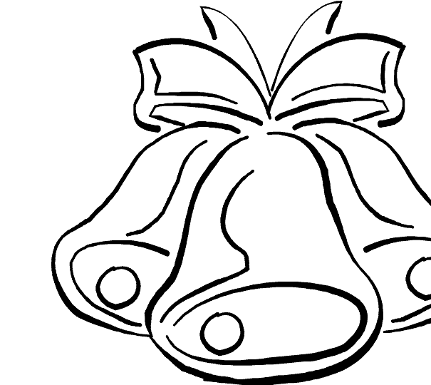 Dibujos para colorear de Campanas de navidad, Plantillas para ...