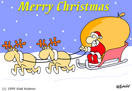 postal animada navidad : Navidad de deseos