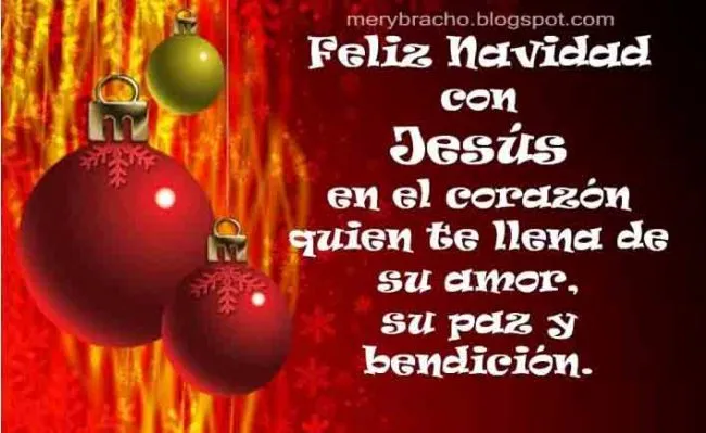 Postal Cristiana Feliz Navidad | Entre Poemas y Vivencias