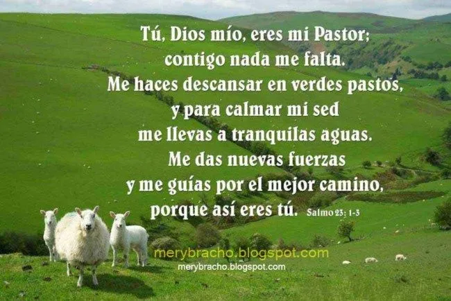 Postal Dios Tú eres mi Buen Pastor | Entre Poemas y Vivencias Postal Dios Tú eres mi Buen Pastor | Entre Poemas y Vivencias