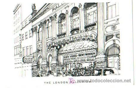 postal de teatro london palladium (londres) - Comprar Dibujos ... postal de teatro london palladium (londres) - Comprar Dibujos ...