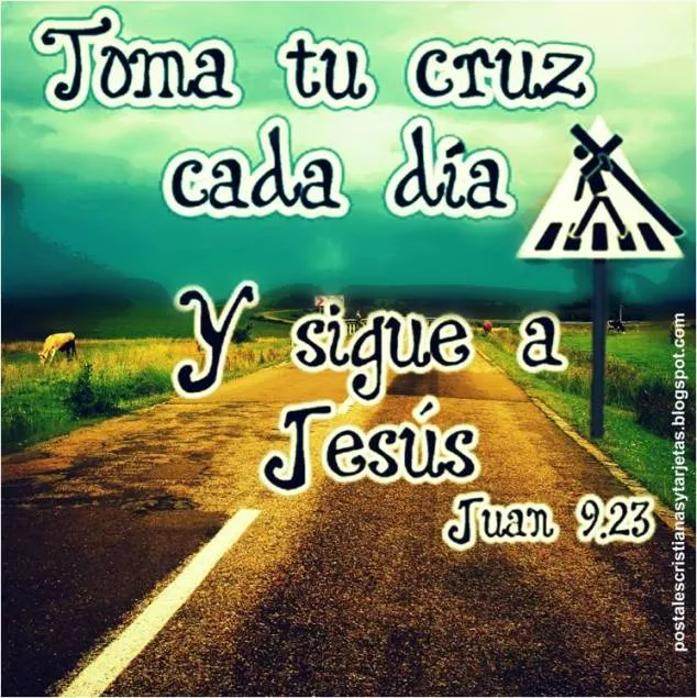 Postal Toma tu Cruz, Sigue a Jesús | Postales Cristianas y Tarjetas Postal Toma tu Cruz, Sigue a Jesús | Postales Cristianas y Tarjetas