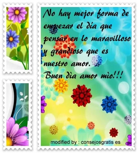 Postales De Amor Con Mensajes De Buenos Días A Mi Novio/a ...