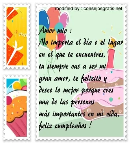Postales Con Frases Bonitas De Cumpleaños Para Mi Novio | 10.000 ... Postales Con Frases Bonitas De Cumpleaños Para Mi Novio | 10.000 ...