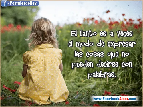 Postales con frases de tristeza - Imágenes Bonitas para Facebook ...