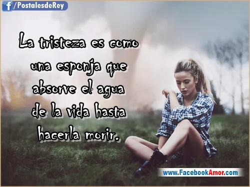 Postales con frases de tristeza - Imágenes Bonitas para Facebook ...