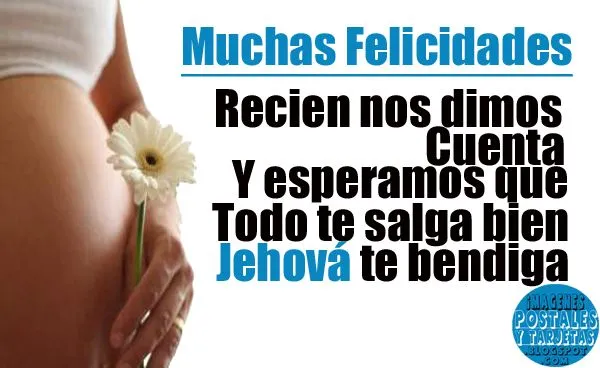 Postales para Mujeres Cristianas Embarazadas: Muchas Felicidades ...