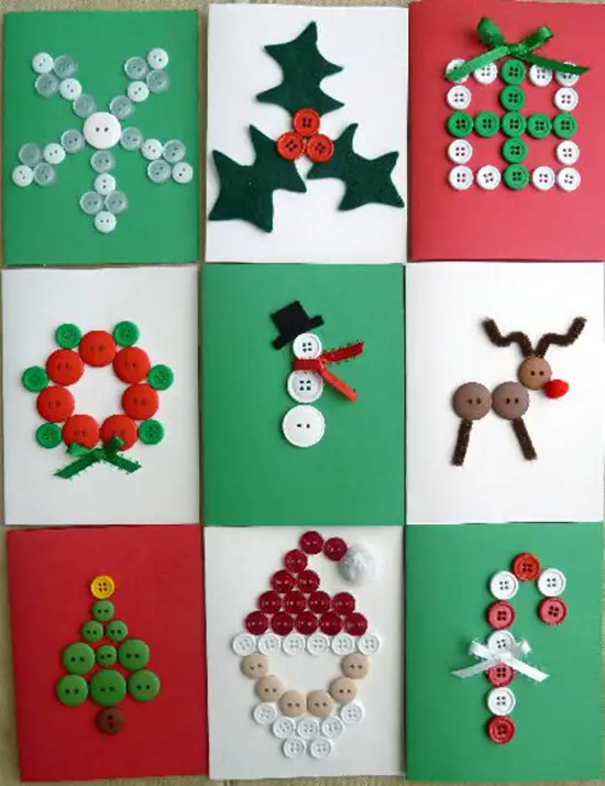Postales de Navidad fáciles - Manualidades Infantiles Postales de Navidad fáciles - Manualidades Infantiles