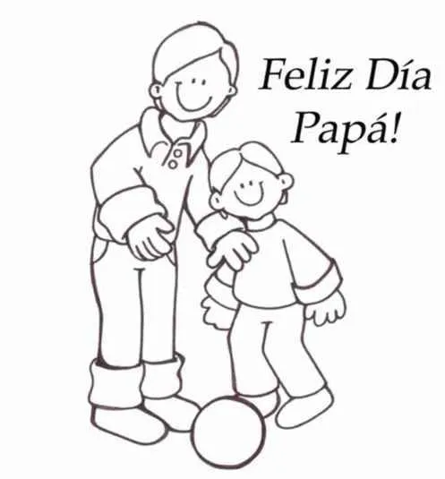 Postales para pintar del Día del Padre para Compartir en el ... Postales para pintar del Día del Padre para Compartir en el ...