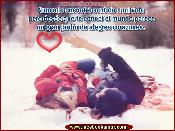Postales románticas con frases de amor para facebook - Imágenes ...