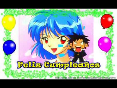 POSTALES Y TARJETAS ANIME DE CUMPLEAÑOS 01 - YouTube POSTALES Y TARJETAS ANIME DE CUMPLEAÑOS 01 - YouTube