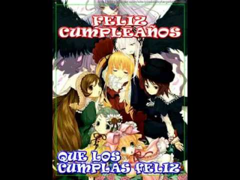 POSTALES Y TARJETAS ANIME DE CUMPLEAÑOS 02 - YouTube