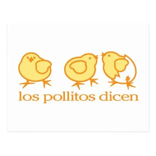 Postcard by Los Pollitos Dicen from Zazzle.