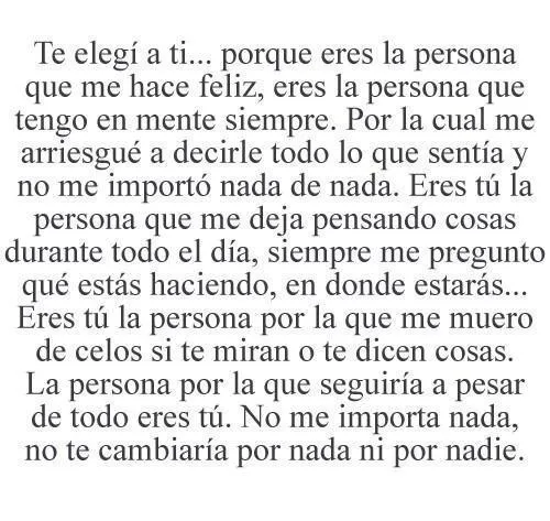 Postdata: Te quiero on Twitter: "Te elegí a ti por estas razones ... Postdata: Te quiero on Twitter: "Te elegí a ti por estas razones ...