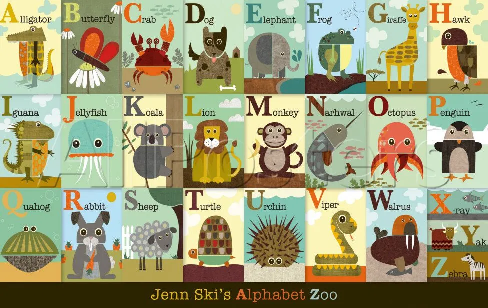 ... infantil con dibujos de animales formando el Abecedario puedes ... infantil con dibujos de animales formando el Abecedario puedes