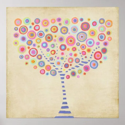 Poster conocido personalizado árbol retro de la pa de Zazzle. Poster conocido personalizado árbol retro de la pa de Zazzle.