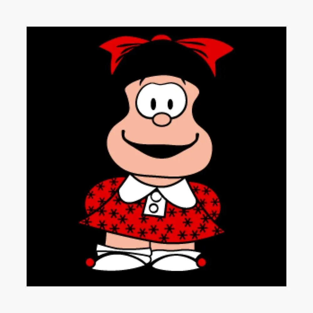 Póster for Sale con la obra «Mafalda Quino» de KindaWavy | Redbubble Póster for Sale con la obra «Mafalda Quino» de KindaWavy | Redbubble