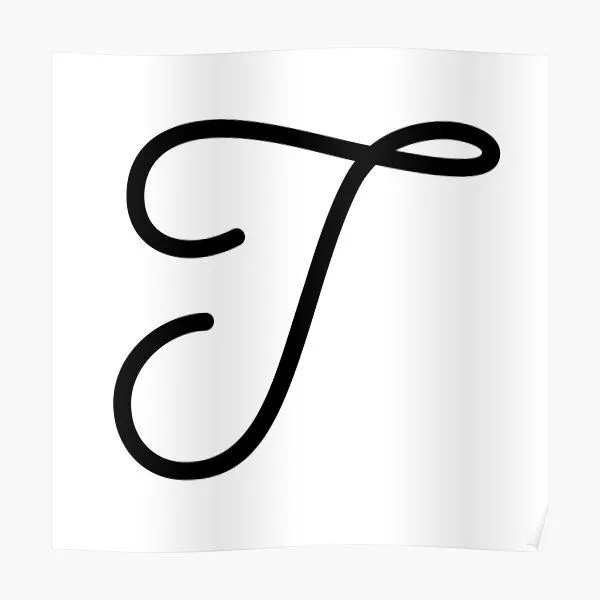 Póster for Sale con la obra «T cursiva» de Jose234 | Redbubble Póster for Sale con la obra «T cursiva» de Jose234 | Redbubble