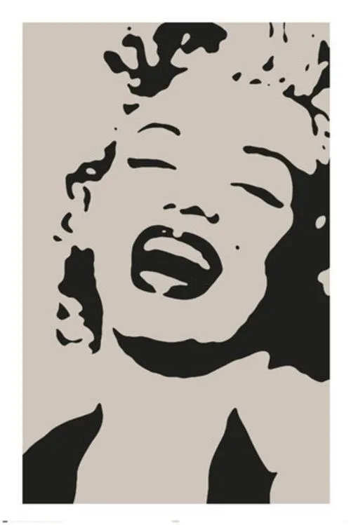 Poster Marilyn Monroe Stencil por tan sólo € 5,10 en ...