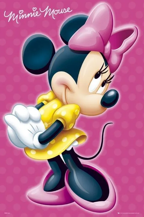 Poster MINNIE MOUSE - signature su Europosters. Poster MINNIE MOUSE - signature su Europosters.