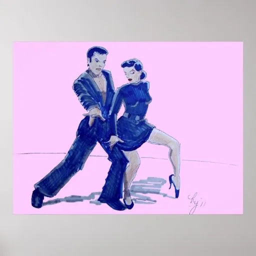 Posters Baile De La Salsa | Diseños de posters e impresiones Baile ...
