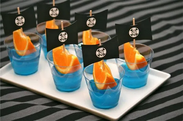 Postre fácil para una fiesta de piratas